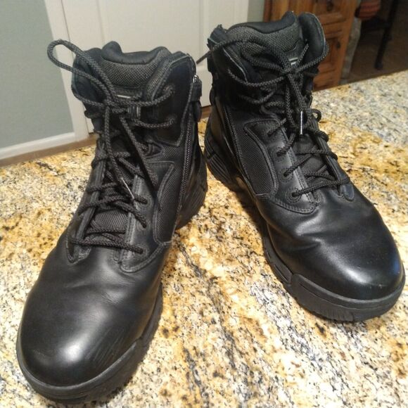 Magnum Stealth Force 6.0 SZ Composite Toe Work Boots Black Leather Mens 13 EUC main image 10